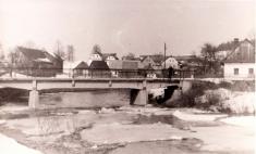 Most přes&nbsp;Sázavu - rok 1947